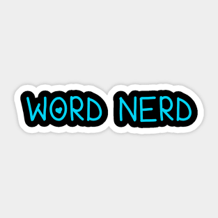 Word Nerd Sticker